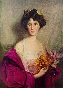 Philip Alexius de Laszlo Portrait of Winifred Anna Cavendish-Bentinck oil painting picture wholesale